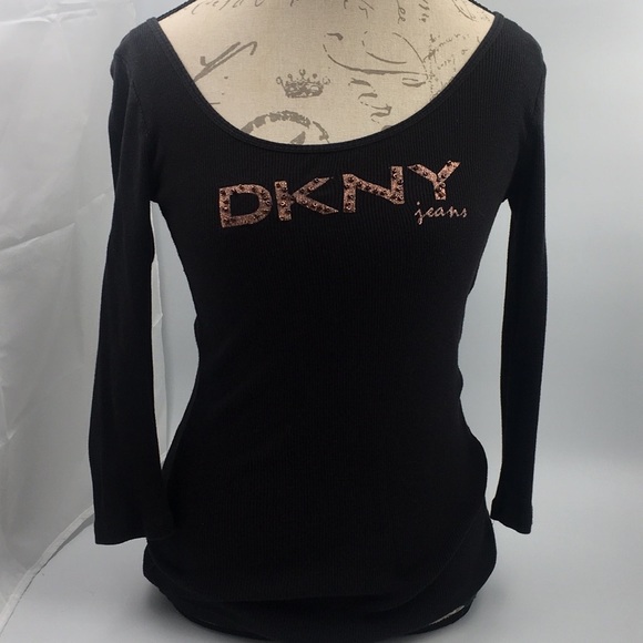 dkny jeans tops